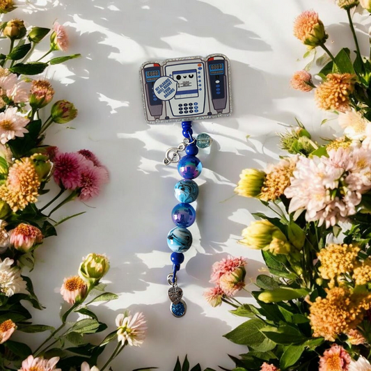Beaded Badge Reel